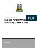 Abia State 3RD QUARTER BUDGET PERFORMANCE REPORT (1)