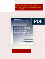 Buy ebook Classical Statistical Mechanics with Nested Sampling 1st Edition Robert John Nicholas Baldock (Auth.) cheap price