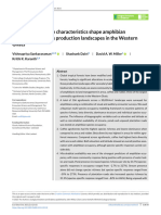 Ecol Sol and Evidence - 2021 - Sankararaman - Local and landscape characteristics shape amphibian communities across