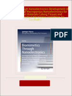 Download ebooks file Biomimetics Through Nanoelectronics Development of Three Dimensional Macroporous Nanoelectronics for Building Smart Materials Cyborg Tissues and Injectable Biomedical Electronics 1st Edition Jia Liu (Auth.) all chapters