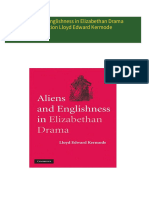 Aliens and Englishness in Elizabethan Drama 1st Edition Lloyd Edward Kermode All Chapters Instant Download