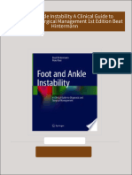 Foot and Ankle Instability A Clinical Guide to Diagnosis and Surgical Management 1st Edition Beat Hintermann 2024 Scribd Download