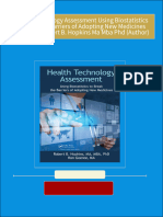 Download ebooks file Health Technology Assessment Using Biostatistics to Break the Barriers of Adopting New Medicines 1st Edition Robert B. Hopkins Ma Mba Phd (Author) all chapters