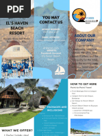 Els Haven Beach Resort Brochure