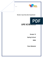 Life Sciences Grade 12 Spring School 2024 Tutor Material