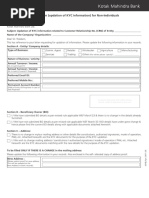 Annexure I - Declaration for Non-Individual