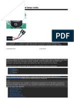 Computer POST and Beep Codes