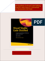 Download ebooks file Visual Studio Code Distilled: Evolved Code Editing for Windows, macOS, and Linux 3 / converted Edition Alessandro Del Sole all chapters