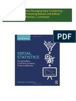 Instant Download Social Statistics Managing Data Conducting Analyses Presenting Results 2nd Edition Thomas J. Linneman PDF All Chapters