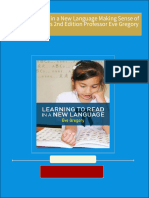 Instant Download Learning to Read in a New Language Making Sense of Words and Worlds 2nd Edition Professor Eve Gregory PDF All Chapters