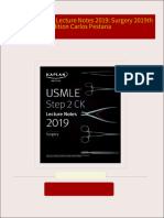 USMLE Step 2 CK Lecture Notes 2019: Surgery 2019th Edition Carlos Pestana all chapter instant download