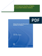 Instant Download Theoretical and Empirical Studies of Rights 1st Edition Laura Beth Nielsen (Editor) PDF All Chapters