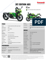 2025 Ninja 500 Se Krt Edition Abs en Us Spec Sheet