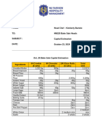 Oct. 28 Capital Estimation