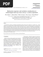 Backscatter Responses and Resolution Considerations in Archaeological Side-Scan Sonar Surveys: A Control Experiment