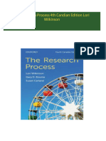 Instant ebooks textbook The Research Process 4th Candian Edition Lori Wilkinson download all chapters