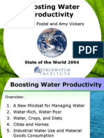 Boosting Water Productivity