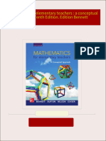 Get Mathematics for elementary teachers : a conceptual approach Tenth Edition. Edition Bennett PDF ebook with Full Chapters Now