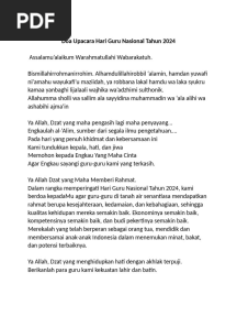 Doa Hari Guru