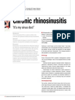 Chronic Rhinosinusitis: It's My Sinus Doc!'