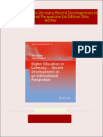 Complete Download Higher Education in Germany Recent Developments in an International Perspective 1st Edition Otto Hüther PDF All Chapters