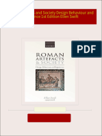 Roman Artefacts and Society Design Behaviour and Experience 1st Edition Ellen Swift 2024 scribd download