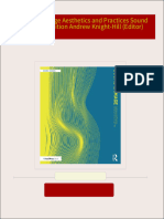 Download Sound and Image Aesthetics and Practices Sound Design  1st Edition Andrew Knight-Hill (Editor) ebook All Chapters PDF