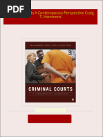 Download Criminal Courts A Contemporary Perspective Craig T. Hemmens ebook All Chapters PDF