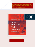 Download Data Analytics and Learning: Proceedings of DAL 2022 (Lecture Notes in Networks and Systems, 779) 1st Edition P. Nagabhushan ebook All Chapters PDF