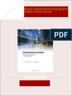 Database Systems Design Implementation Management 12th Edition Carlos Coronel All Chapters Instant Download