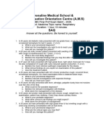 respiratory question ams