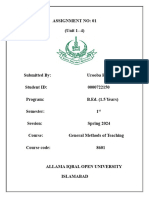 8601 Assignment AIOU by Urooba 