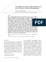 Effects of population spatial structure on the ...