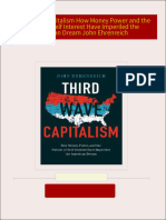 Third Wave Capitalism How Money Power and the Pursuit of Self Interest Have Imperiled the American Dream John Ehrenreich All Chapters Instant Download