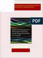 Full Download Instrumentation, measurements, and experiments in fluids Second Edition Rathakrishnan PDF DOCX