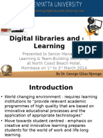 Digital Libraries and E-learning Ed-1