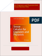 Instant Download Tensor Calculus for Engineers and Physicists Emil De Souza Sánchez Filho PDF All Chapters