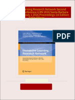 [Ebooks PDF] download Immersive Learning Research Network Second International Conference iLRN 2016 Santa Barbara CA USA June 27 July 1 2016 Proceedings 1st Edition Colin Allison full chapters