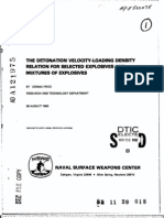 Donna Price - The Detonation Velocity-Loading Density Relation For Selected Explosives and Mixtures of Explosives