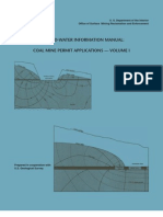 Ground Water Info Manual-Coal Permit