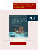 Complete Download Herodotus and Hellenistic Culture Literary Studies in the Reception of the Histories 1st Edition Jessica Priestley PDF All Chapters