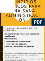 Principios bíblicos para una sana administración