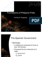 Foundations of Philippine Polity