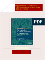 Instant Access to The Psychology of Ethical Leadership in Organisations: Implications of Group Processes Catarina Morais ebook Full Chapters