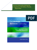 Download Full The Human Services Internship Getting the Most from Your Experience 4th Edition Pamela Myers Kiser PDF All Chapters