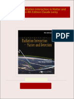 Download Full Principles of Radiation Interaction in Matter and Detection 4th Edition Claude Leroy PDF All Chapters