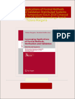 Get Leveraging Applications of Formal Methods Verification and Validation Distributed Systems 8th International Symposium ISoLA 2018 Limassol Cyprus November 5 9 2018 Proceedings Part III Tiziana Margaria PDF ebook with Full Chapters Now