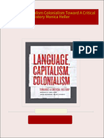 Download ebooks file Language Capitalism Colonialism Toward A Critical History Monica Heller all chapters