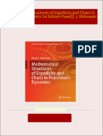 Download Full Mathematical Structures of Ergodicity and Chaos in Population Dynamics 1st Edition Paweł J. Mitkowski PDF All Chapters