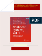 Buy ebook Nonlinear Systems Vol 1 Mathematical Theory and Computational Methods Victoriano Carmona cheap price